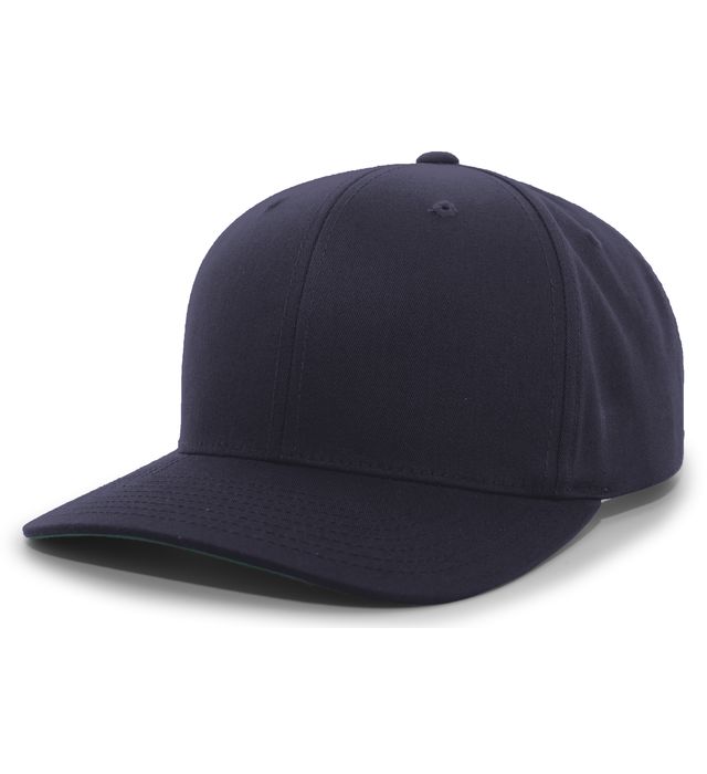 Pacific Headgear Pro-Model Cotton-Poly Hook-And-Loop Mid-Profile Adjustable Cap Navy