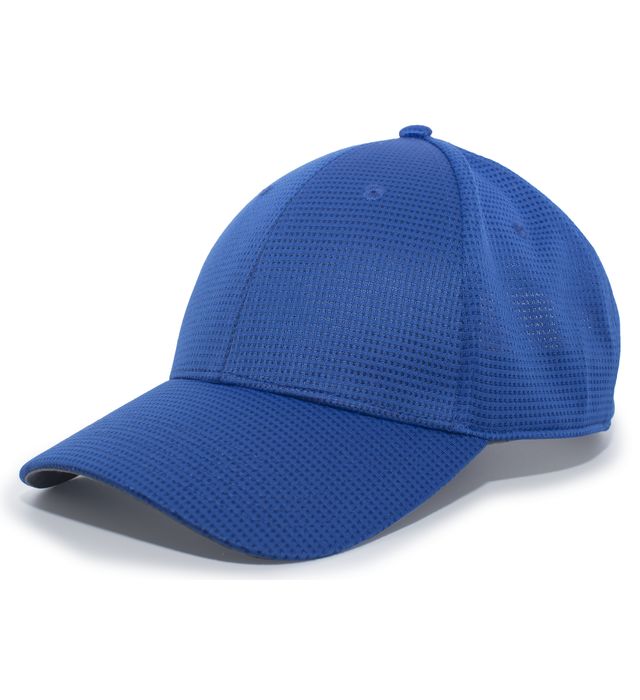 Pacific Headwear Air-Tec Pro-stitched Moisture Wicking Fabric Curved Cap 285C Royal