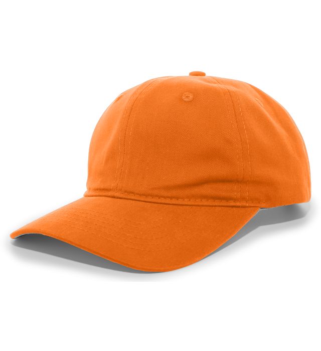 Pacific Headwear Brushed Cotton Twill Hook-And-Loop Adjustable Cap 220C Mango