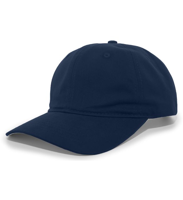 Pacific Headwear Brushed Cotton Twill Hook-And-Loop Adjustable Cap 220C Navy
