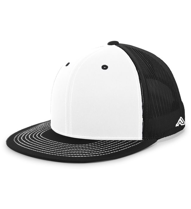pacific-headwear-d-series-trucker-snapback-cap-white-black-black