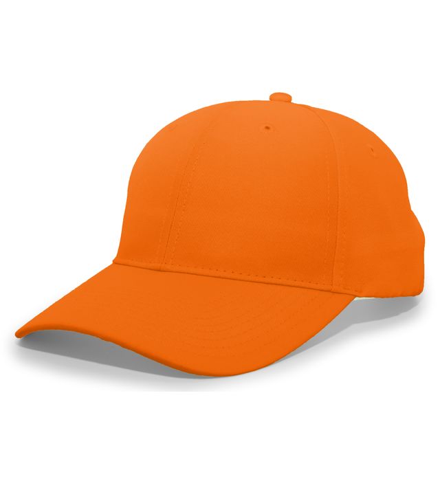 Pacific Headwear High Visibility Hat Low-Profile Snapback Cap 199C Blaze Orange