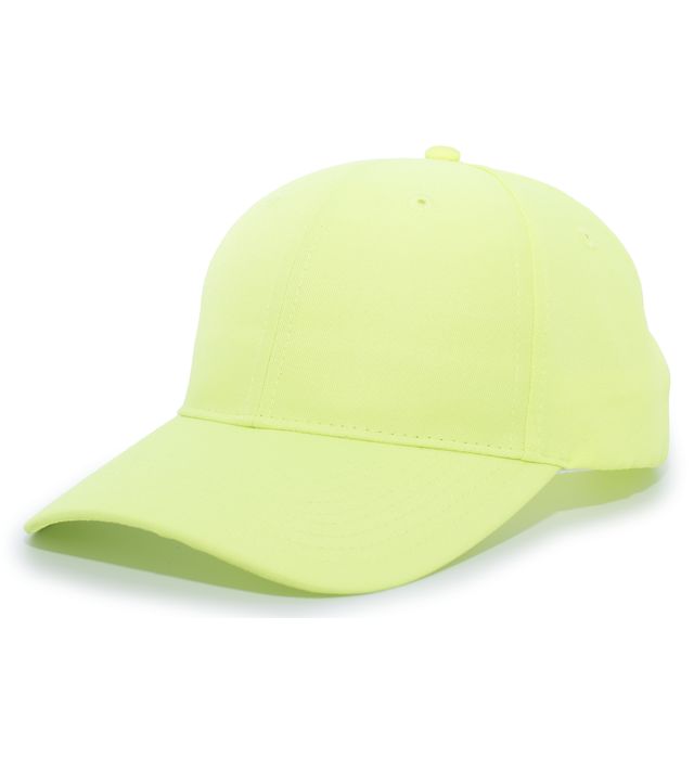 Pacific Headwear High Visibility Hat Low-Profile Snapback Cap 199C Neon Yellow