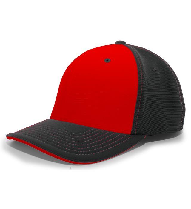 pacific-headwear-m2-performance-pacflex-contrast-cap-red-black-black