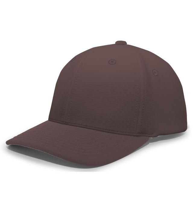 pacific-headwear-m2-performance-pacflex-curved-visor-cap-brown