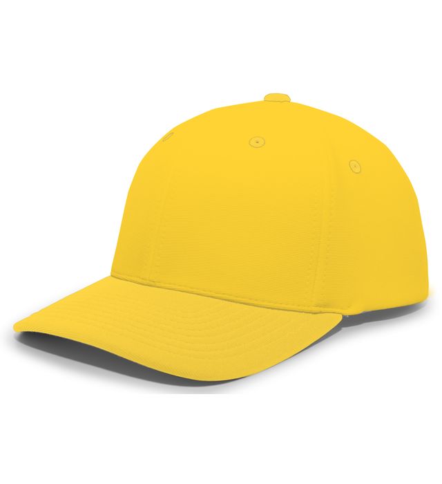 pacific-headwear-m2-performance-pacflex-curved-visor-cap-gold