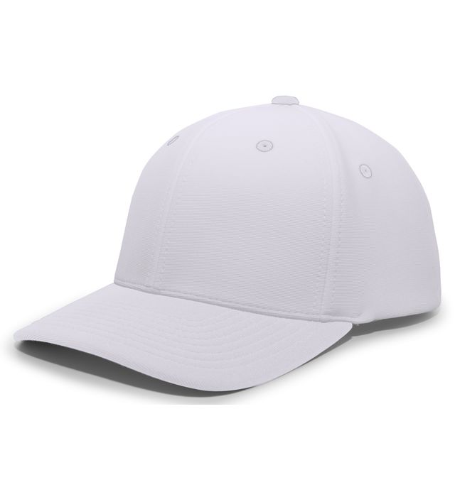 pacific-headwear-m2-performance-pacflex-curved-visor-cap-silver
