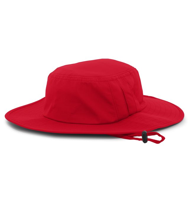 Pacific Headwear Manta Ray Boonie Hat Flexfit Cap 1946B Red