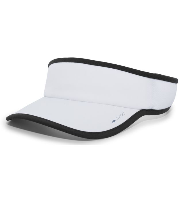 pacific-headwear-one-size-hook-and-loop-lite-series-all-sport-active-visor-white-black