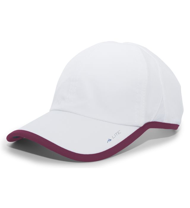 pacific-headwear-one-size-lite-series-active-hook-and-loop-adjustable-cap-white-maroon