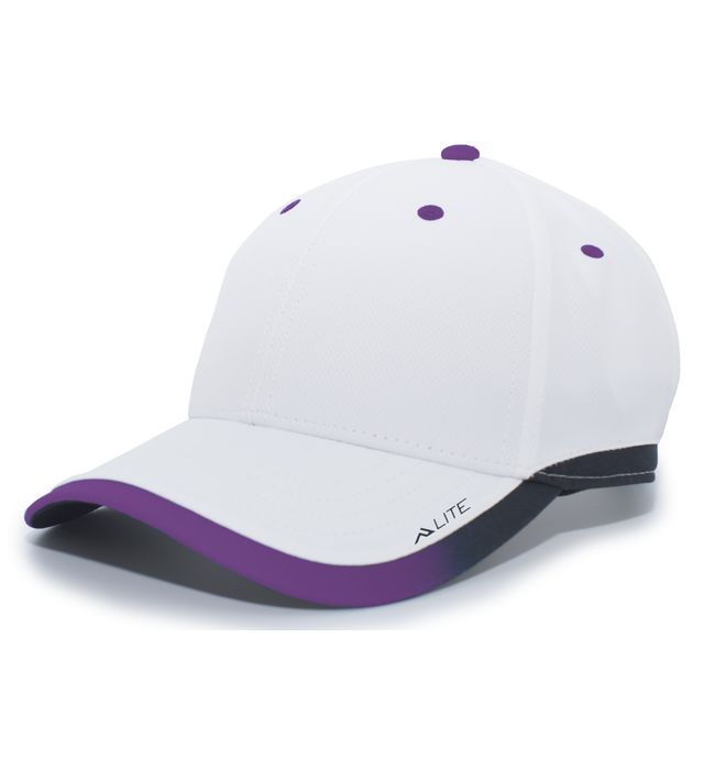 pacific-headwear-one-size-lite-series-hook-and-loop-adjustable-cap-white-purple