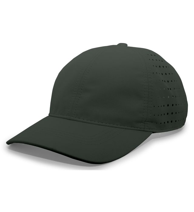 pacific-headwear-one-size-lite-series-perforated-performance-cap-dark green