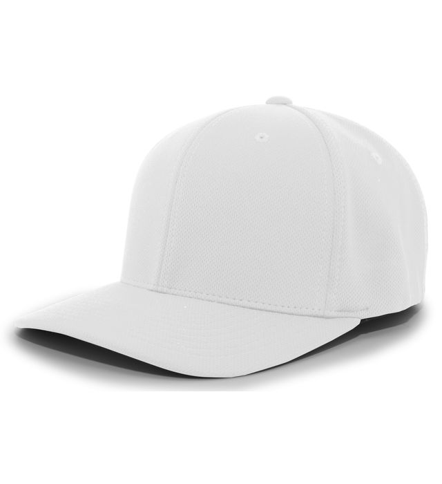 pacific-headwear-p-tec-performance-stretchfit-cap-white
