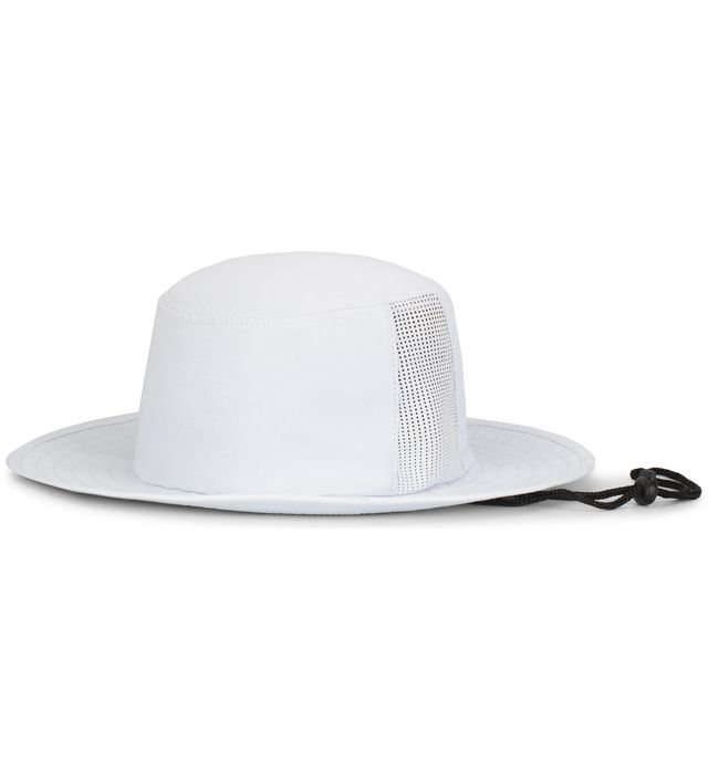 Pacific Headwear Perforated Legend Boonie Wicking Safari Hat 1964B White