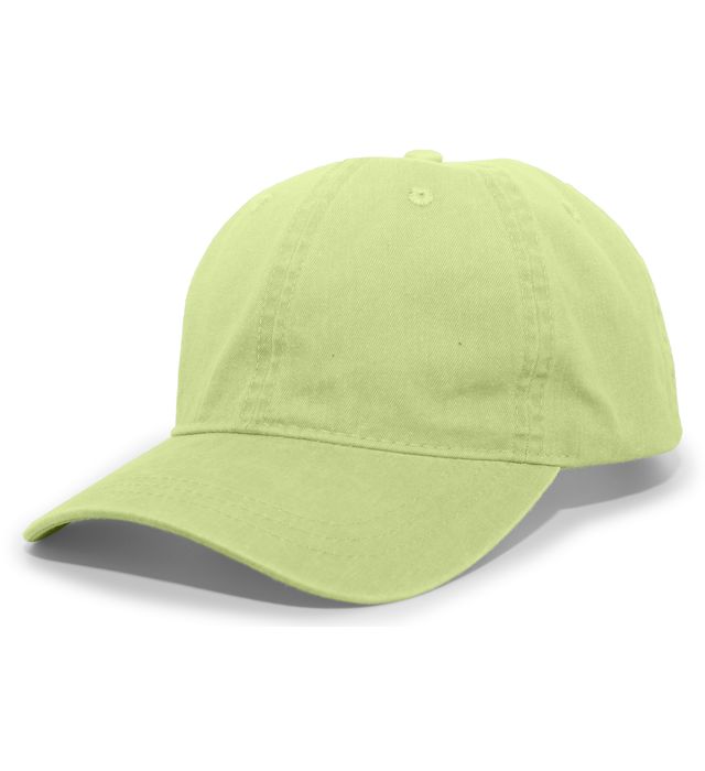 Pacific Headwear Pigment Dyed Hook-And-Loop Adjustable Cap Lime