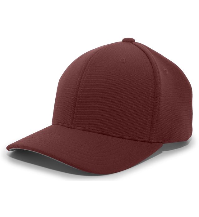 Pacific Headwear Pro-Stitched Finish Stain Resistant Adjustable Player Cap Maroon