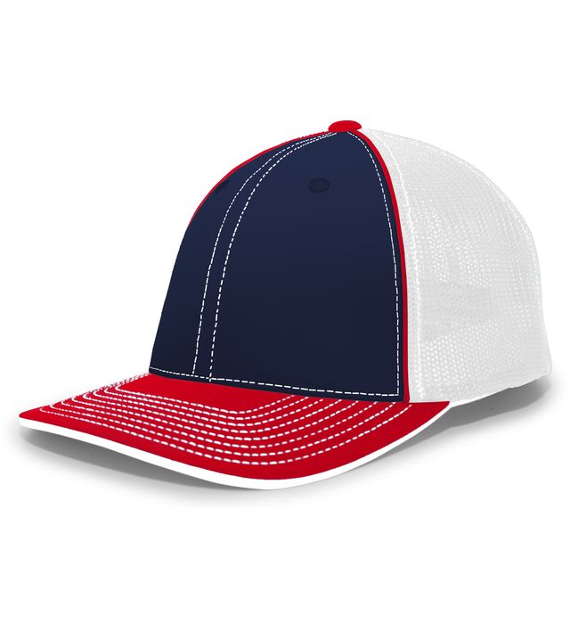 pacific-headwear-trucker-pacflex-curved-visor-cap-navy-white-red