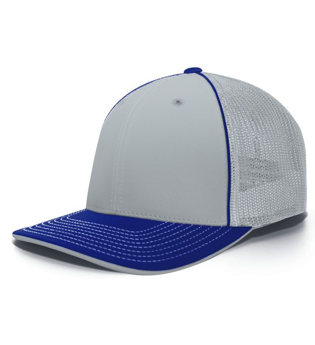 pacific-headwear-trucker-pacflex-curved-visor-cap-silver-royal