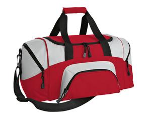 Port & Company BG990 S Improved Colorblock Small Sport Duffel Red
