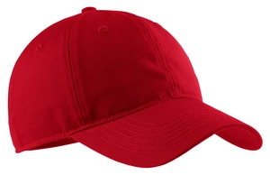 Port & Company CP96 Brushed Canvas Cap Red