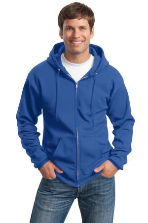 Port and Company PC90ZH Ultimate Full Zip Hooded Sweatshirt Royal