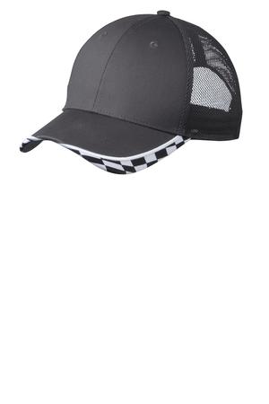 Port Authority Checkered Racing Mesh Back Cap Style C903 4