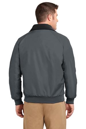 Port Authority J754 Challneger Jacket Steel Grey/True Black Back