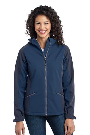 Port Authority Ladies Gradient Hooded Soft Shell Jacket Style L312* 2