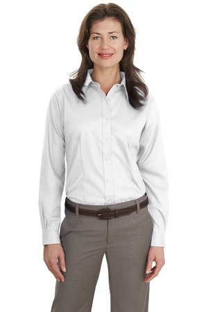 Port Authority Ladies Long Sleeve Non-Iron Twill Shirt Style L638 6