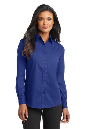 Port Authority Ladies Long Sleeve Value Poplin Shirt Style L632 4