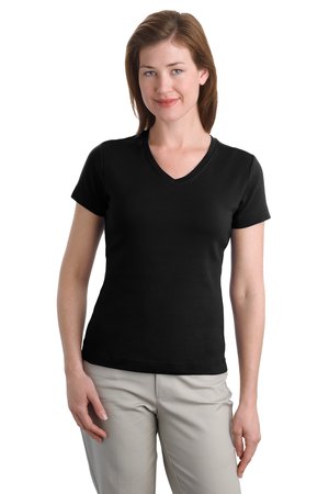 Port Authority Ladies Modern Stretch Cotton V-Neck Shirt Style L516V