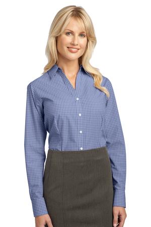 Port Authority Ladies Plaid Pattern Easy Care Shirt Style L639 3