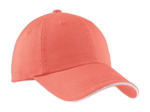Port Authority Ladies Sandwich Bill Cap with Striped Closure Style LC830 3