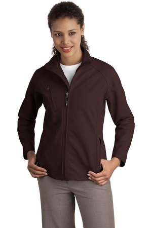 Port Authority Ladies Textured Soft Shell Jacket Style L705 2