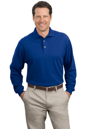 Port Authority Long Sleeve Pique Knit Polo Style K320 7