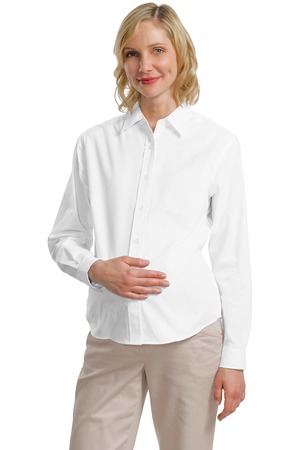 Port Authority Maternity Long Sleeve Easy Care Shirt Style L608M 2