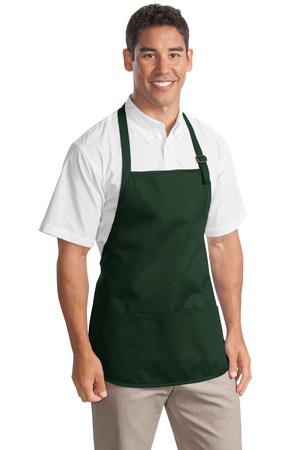Port Authority Medium Length Apron with Pouch Pockets Style A510 3