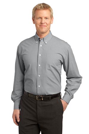 Port Authority Plaid Pattern Easy Care Shirt Style S639