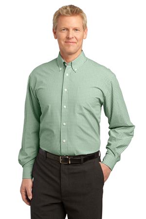 Port Authority Plaid Pattern Easy Care Shirt Style S639 2