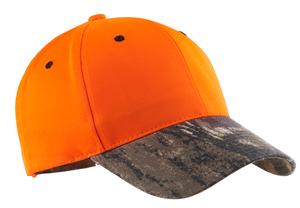 Port Authority Safety Cap with Camo Brim Style C804