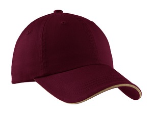 Port Authority Sandwich Bill Cap with Striped Closure Style C830 13