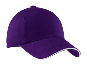 Port Authority Sandwich Bill Cap with Striped Closure Style C830 15