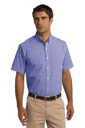 Port Authority Short Sleeve Gingham Easy Care Shirt Style S655 2