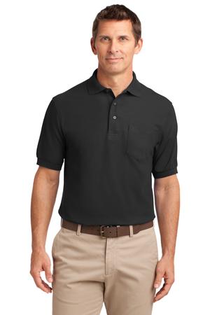 Port Authority Silk Touch Polo with Pocket Style K500P 1