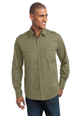 Port Authority Stain-Resistant Roll Sleeve Twill Shirt Style S649 5