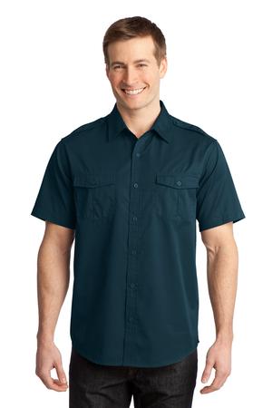 Port Authority Stain-Resistant Short Sleeve Twill Shirt Style S648 4