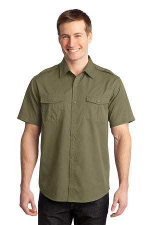 Port Authority Stain-Resistant Short Sleeve Twill Shirt Style S648 5