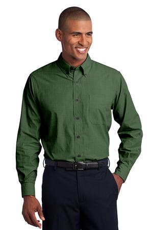 Port Authority Tall Crosshatch Easy Care Shirt Style TLS640 2