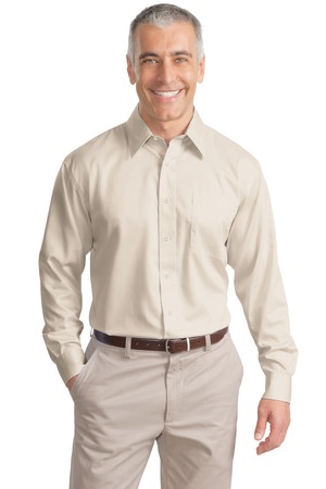 Port Authority Tall Long Sleeve Non-Iron Twill Shirt Style TLS638 3