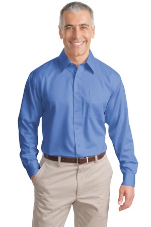 Port Authority Tall Long Sleeve Non-Iron Twill Shirt Style TLS638 5